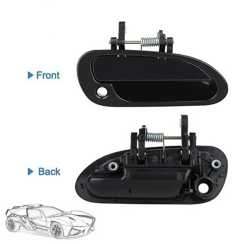 4Pcs/Set Auto Exterior Outer Door Handle Smooth 4-Door Sedan for ACCORD 1998-2002 72140-S84-A01 HO-3