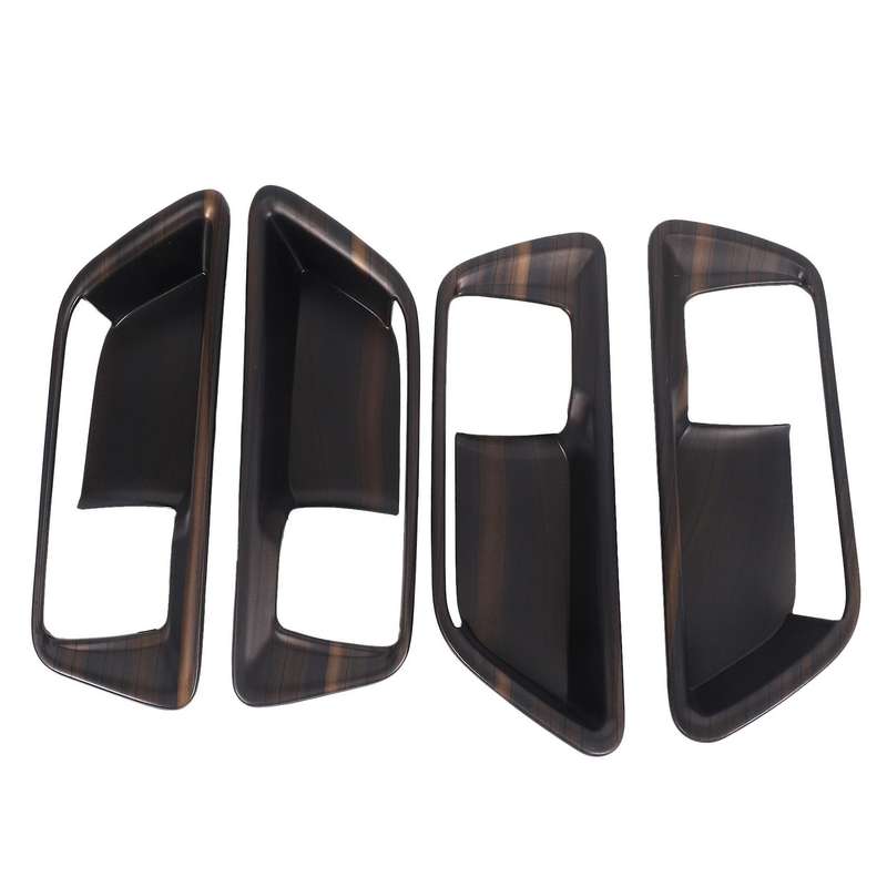4Pcs/Lot Mahogany Car Door Handle Cup Bowl for Venza XU80 2020 2021 2022 Inner Door Handle Bowl Cove