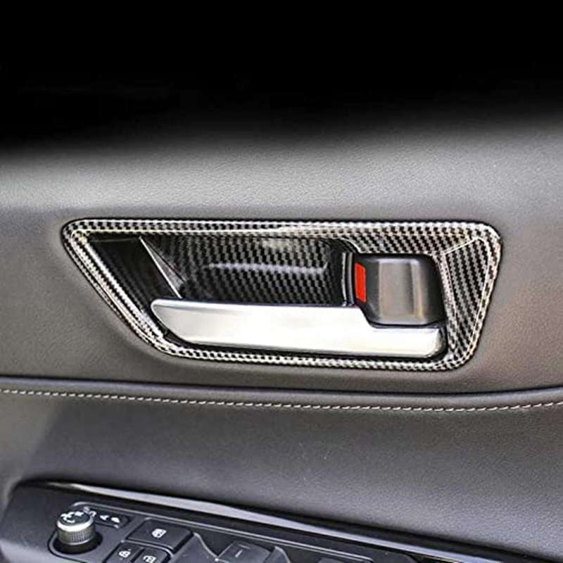 4Pcs/Lot Mahogany Car Door Handle Cup Bowl for Venza XU80 2020 2021 2022 Inner Door Handle Bowl Cove