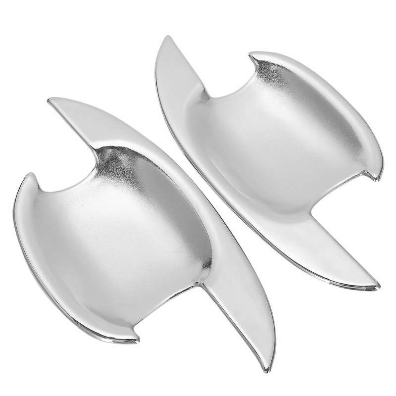 4Pcs/Set Car ABS Chrome Door Handle Bowls Cover Trim for 3008 2009 2010 2011 2012 2013 2014 Car Acce