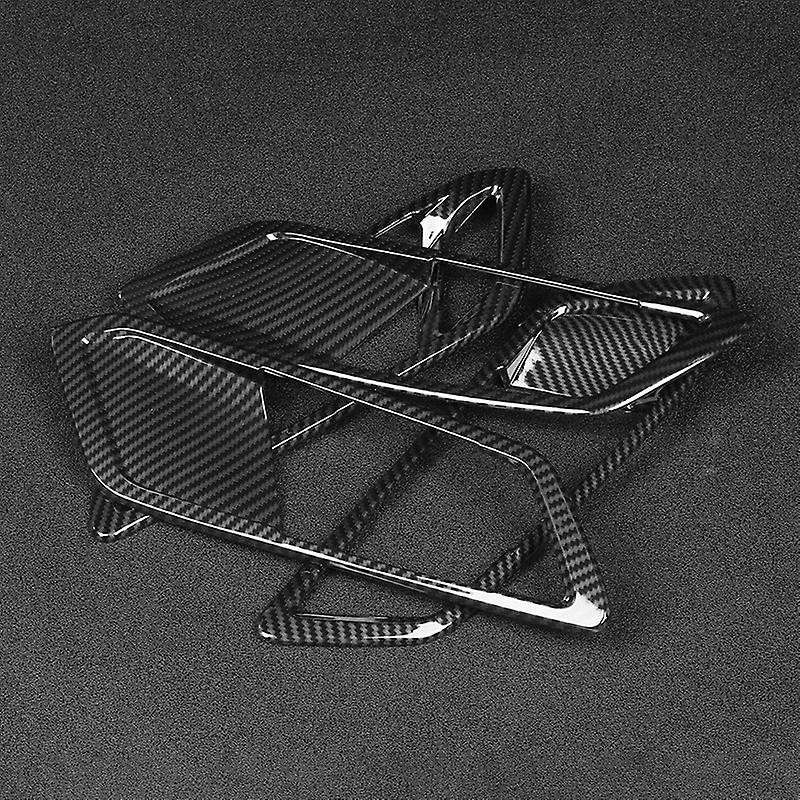 4Pcs/Set Carbon Fiber Color ABS Car Interior Door Handle Frame Trim Cover Fit for  3 Series G20 2020
