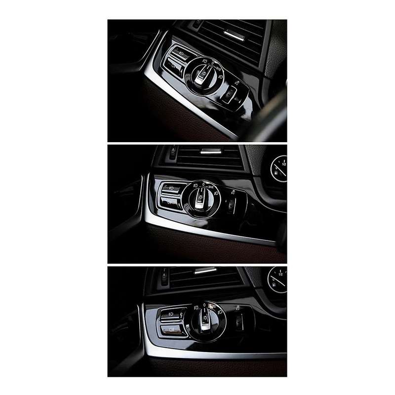 4Pcs/Set Headlight Switch Rotation Button Head Light Lamp Control Panel for 5 6 7 Series X3 X4 Piano
