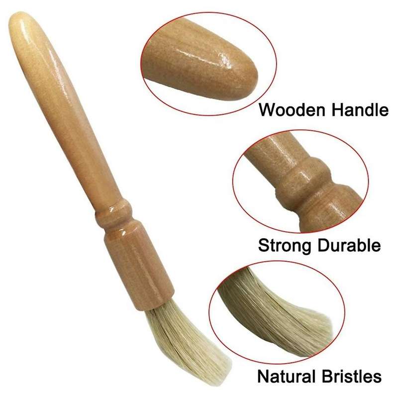 4-piece Coffee Cleaning Brush Wooden Handle Cleaning Brush Is Used for Cleaning Coffee Grinder.