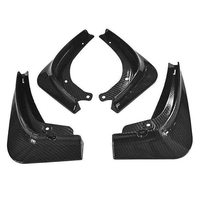 4Pcs/Set Set Mud Flaps for Carbon Fiber 2016 2017 2018 2019 Mudflaps Splash Guards