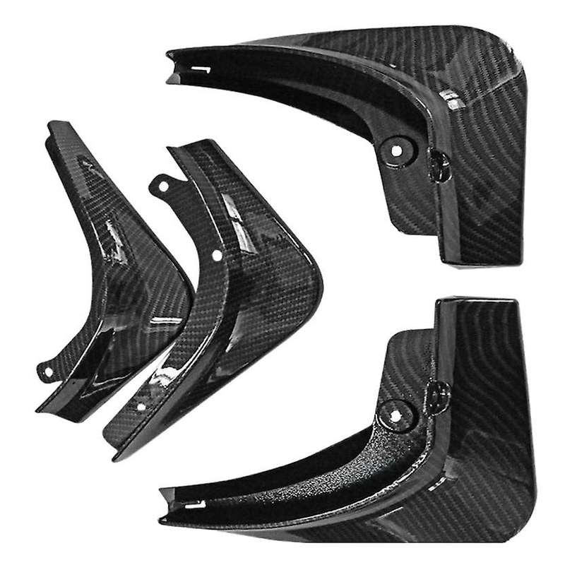 4Pcs/Set Set Mud Flaps for Carbon Fiber 2016 2017 2018 2019 Mudflaps Splash Guards