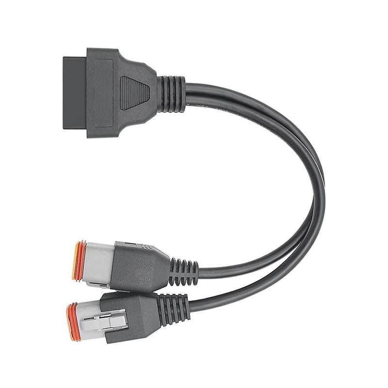 4pin for 6pin to 16pin Extension Cable Male to Female Motorcycle Diagnostic Tool OBD2 Connector
