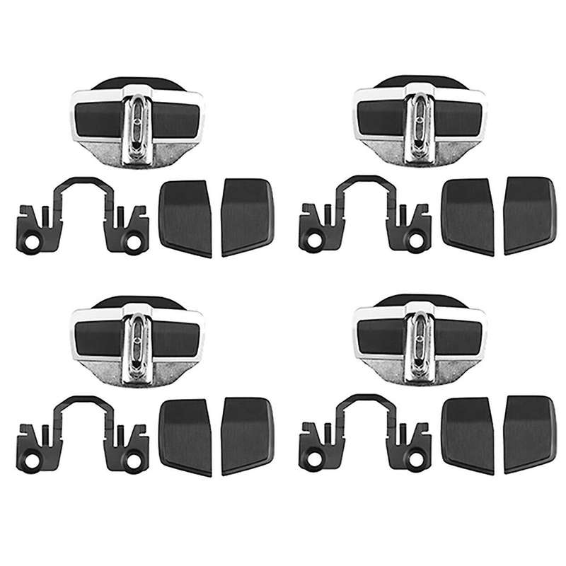 4Set Car Door Lock Buckle Stabilizer Protector Latches Stopper for Sienna Crown Yaris