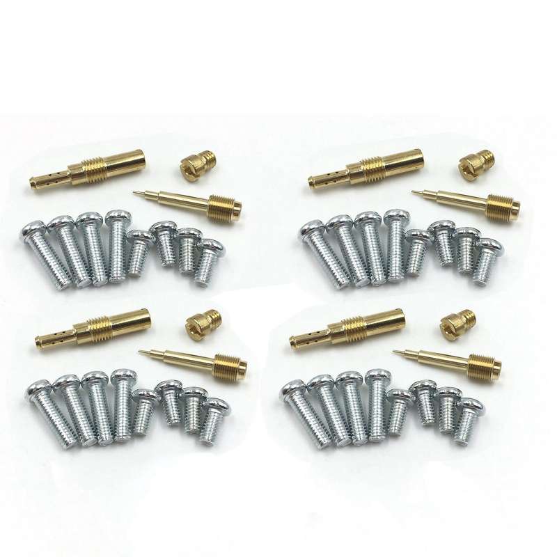 4Set Motorcycle Carburetor Repair Kit Floating Needle Seat Gasket for CB750 750 1991-2003
