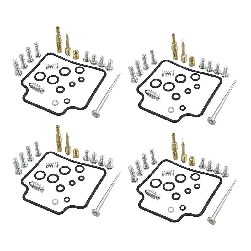 4Set Motorcycle Carburetor Repair Kit Floating Needle Seat Gasket for CB750 750 1991-2003