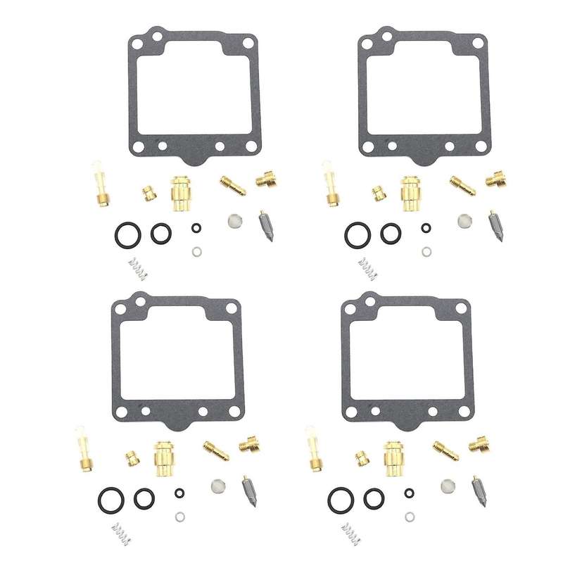 4Set Motorcycle Carburetor Repair Kit Gasket for GS550E/L 1980-1982 GS550M GS550T GS 550 GS550 E L M