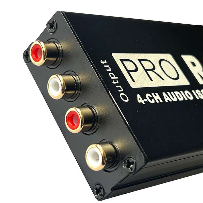 4-Way Lotus AV Audio Isolator 4CH Audio Noise Isolator Eliminates Current Sound Audio Common Ground