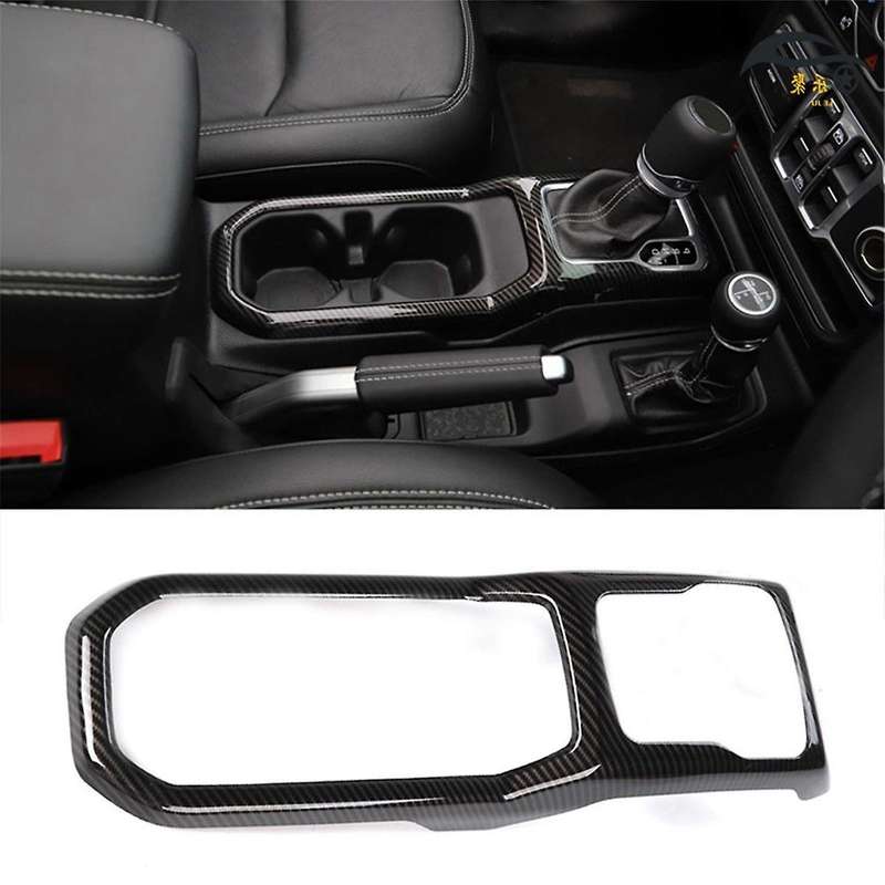 4wd Gear Shift Panel Decoration Front Water Cup Holder Cover for Jl 2018-2023 Car Interior Moulding