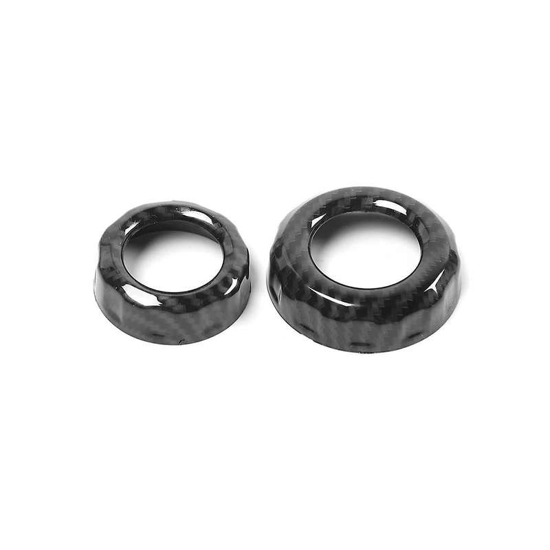 4WD Switch Cover with Trailer Control Switch Cover for 2021 2022 2023 Accessories - ABS Carbon Fiber