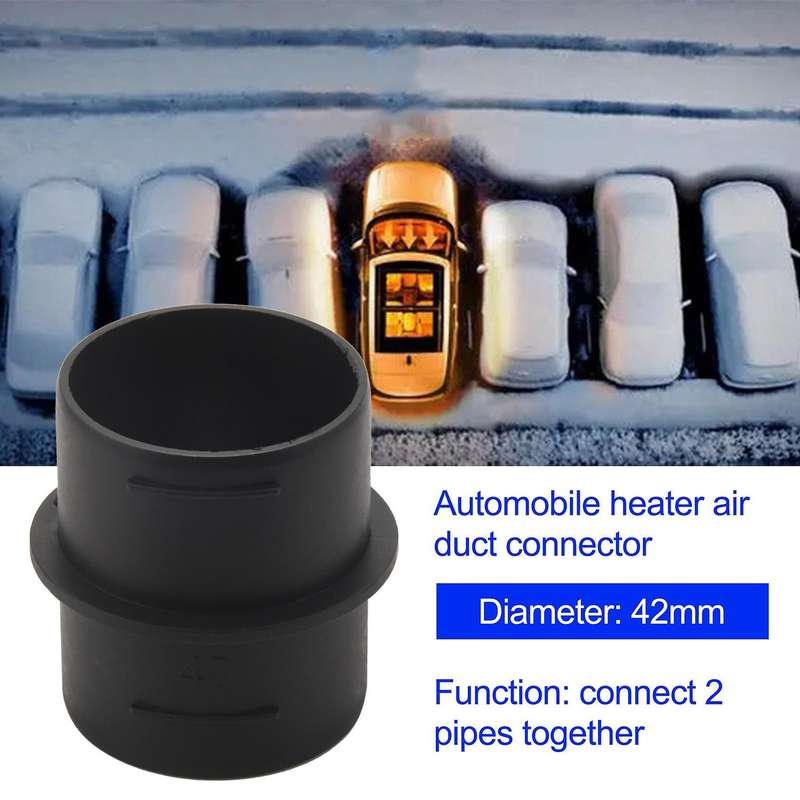 4X 42mm Car Heater Ducting Pipe Joiner Parking Heater Hose Tube Connector for Webasto Eberspacher