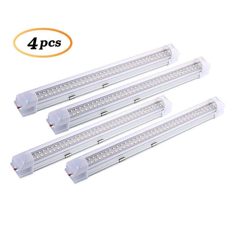 4x 72 LED Interior Light Strip Bar Car Van Bus Caravan ON/OFF Switch 12V 12 VOLT