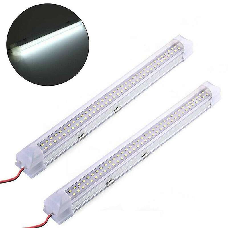 4x 72 LED Interior Light Strip Bar Car Van Bus Caravan ON/OFF Switch 12V 12 VOLT