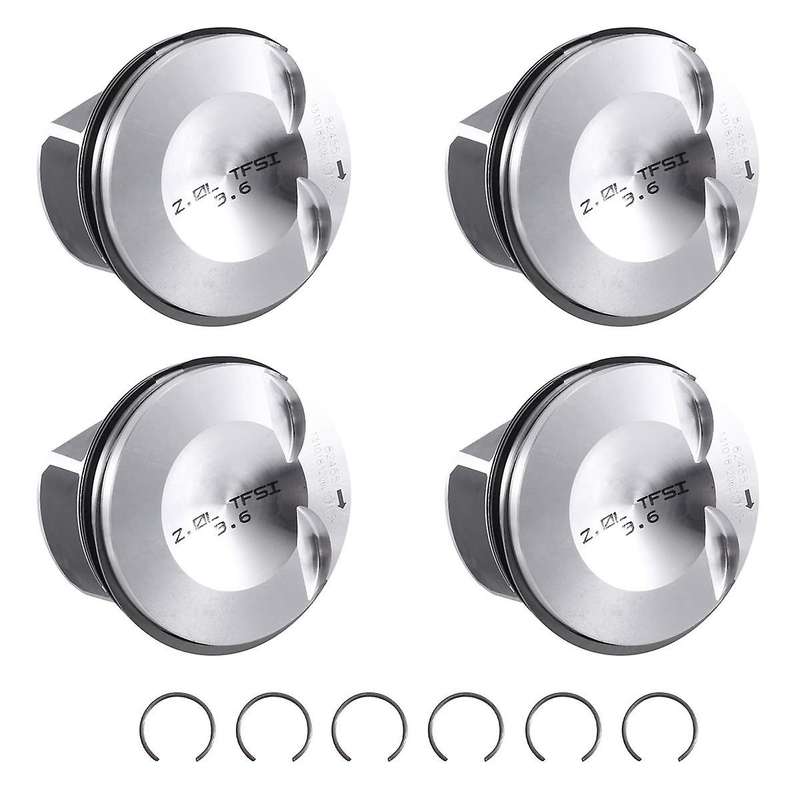 4x Engine Pistons Set & Rings 82.51mm 23mm for A4 Q5 2.0t 06h107065dm
