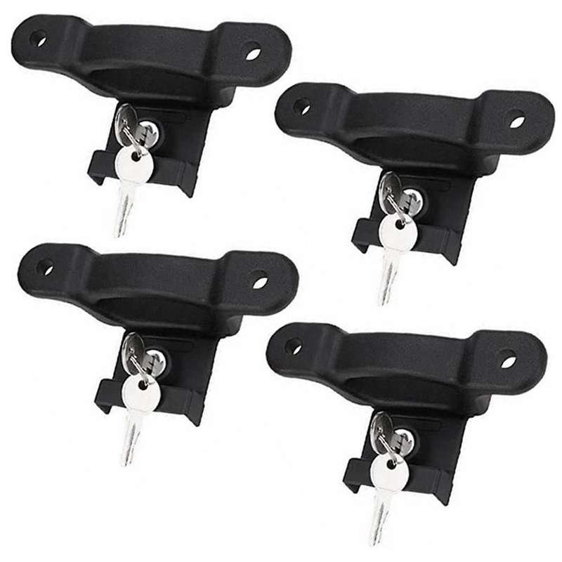 4X for - - 15-20 Box Tie Down Truck Bed Cleats Locking Set HL3Z99000A64A
