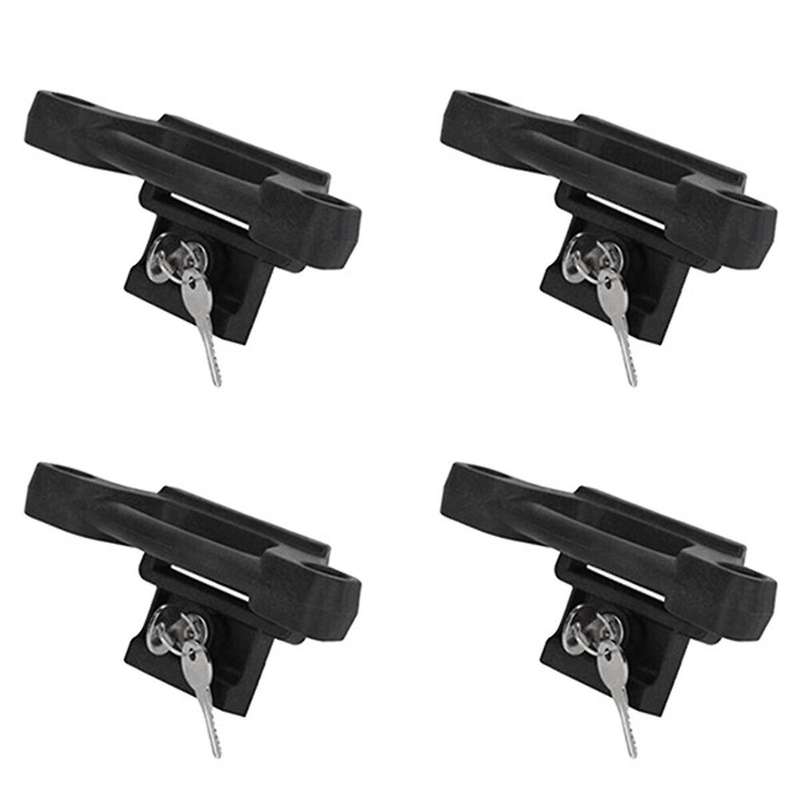 4X for - - 15-20 Box Tie Down Truck Bed Cleats Locking Set HL3Z99000A64A