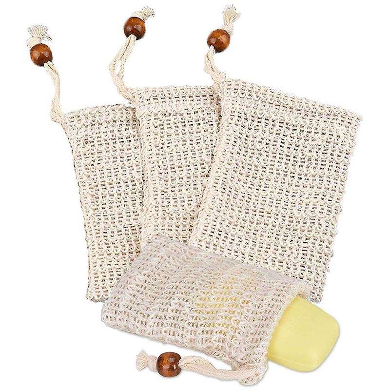 4X Soap Bag, Soap Bag Ramie, Organic Soap Bag, Soap Bag, Foaming and