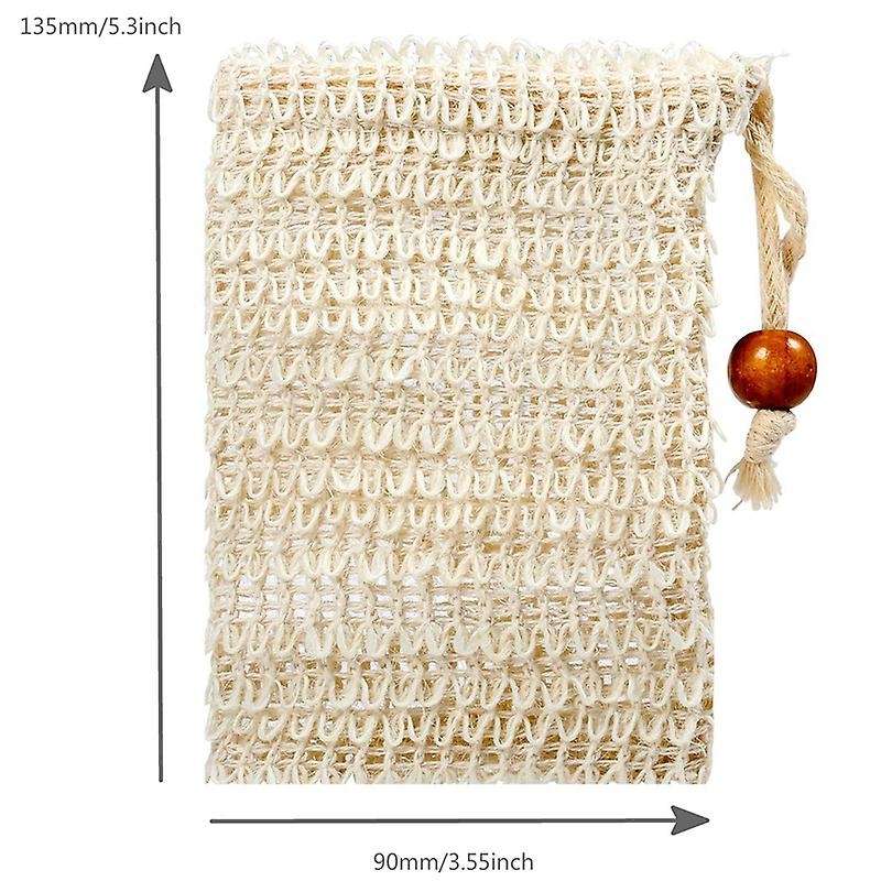 4X Soap Bag, Soap Bag Ramie, Organic Soap Bag, Soap Bag, Foaming and
