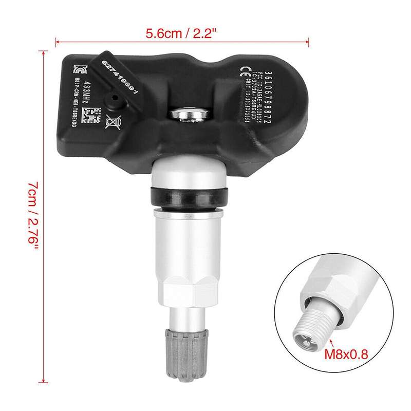 4x Tpms Rdc Tire Pressure Sensor for -bmw 3 4 5 6 7 Series X1 X3 X4