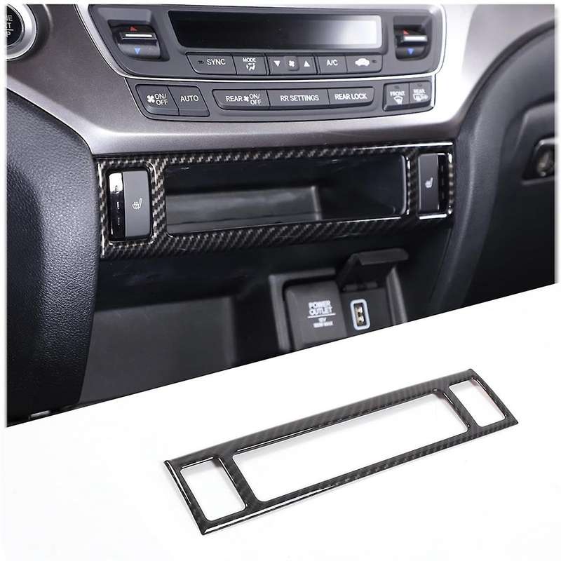 for Pilot 2016-2022 2017-2023 Passport 2019-2023 Car Center Console Seat Heating Button Frame Cover