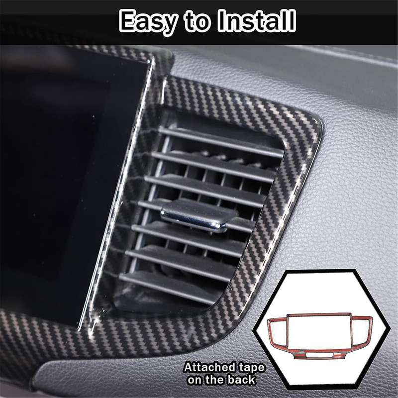 for Pilot 2016-2022 2017-2023 Passport 2019-2023 Car Dashboard Navigation Panel Frame Trim Accessori