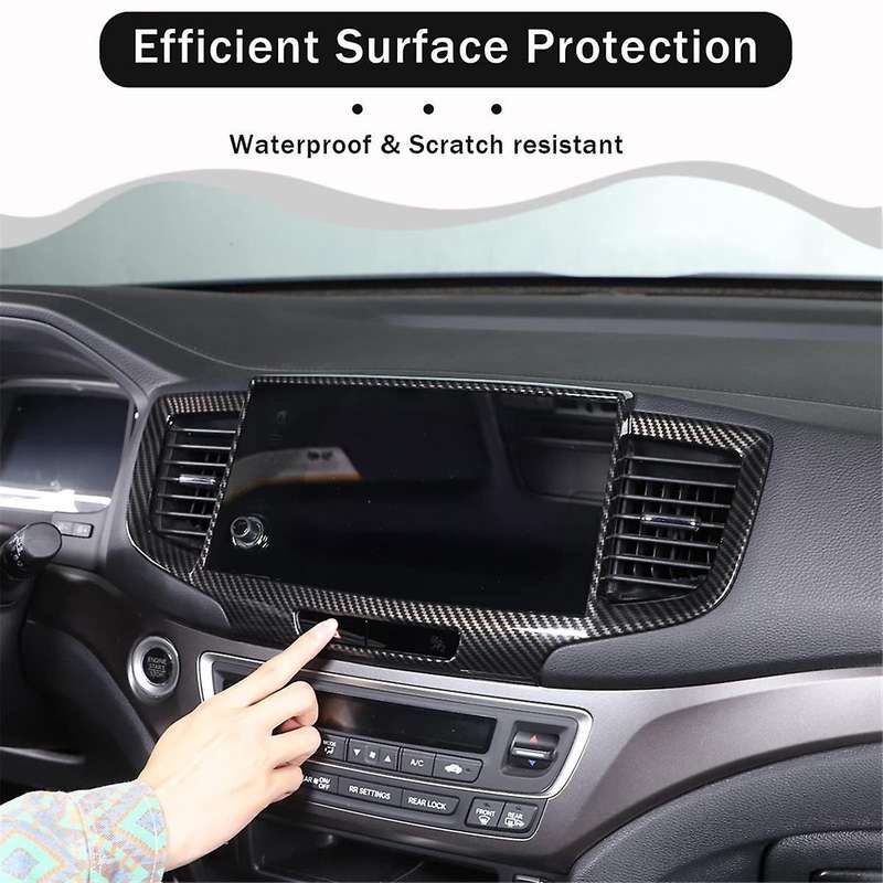 for Pilot 2016-2022 2017-2023 Passport 2019-2023 Car Dashboard Navigation Panel Frame Trim Accessori