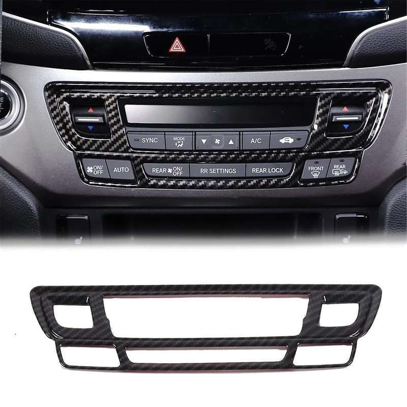 for Pilot 2016-2022 2017-2023 Passport 2019-2023 Car Center Console Air Conditioning Button Frame Tr