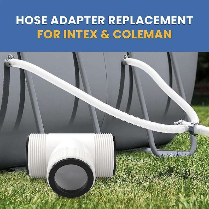 for Pool Hoses T-Diverter 1.5 Inch Pool Pump, Pool Hoses T-Joint Connector Above Pool Hose Connector