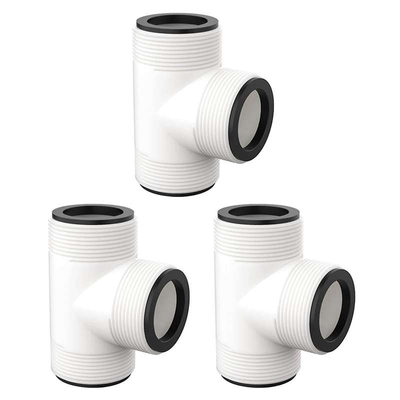 for Pool Hoses T-Diverter 1.5 Inch Pool Pump, Pool Hoses T-Joint Connector Above Pool Hose Connecto