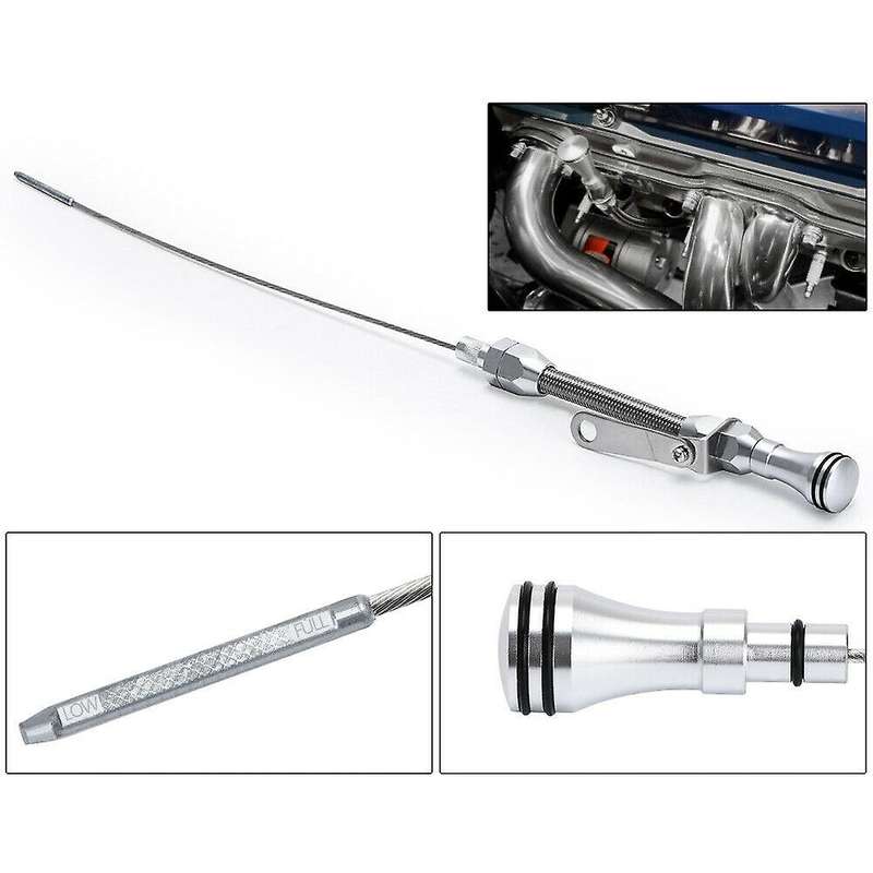 for Pre-79 Early 265 283 327 350 Driver Side Flexible Engine Oil
