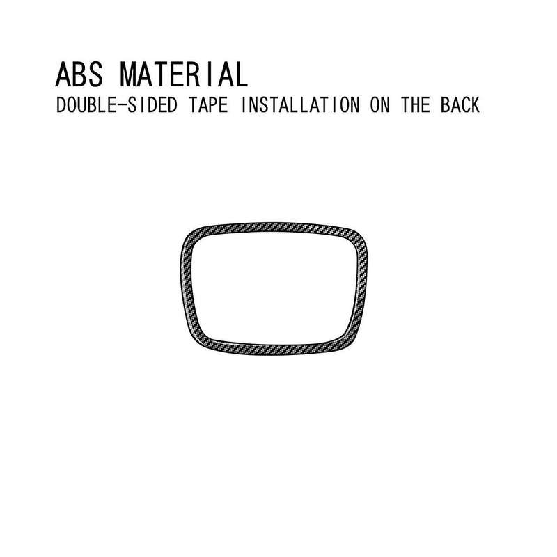 for Prius 60 Series 2020-2023 Carbon Fiber Black Car Steering Wheel Ring Trim Interior Frame Cover