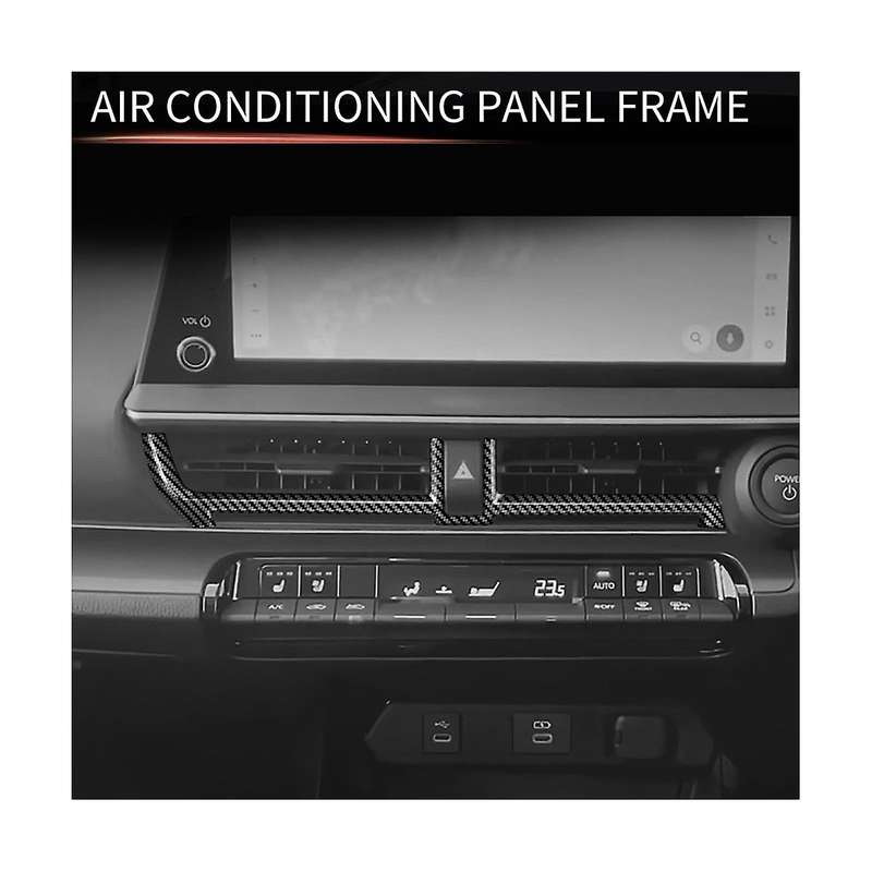 for Prius 60 Series 2020-2023 Carbon Fiber Car Central Control Air Outlet Conditioning Outlet Frame