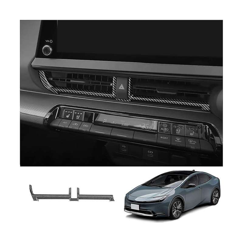 for Prius 60 Series 2020-2023 Carbon Fiber Car Central Control Air Outlet Conditioning Outlet Frame