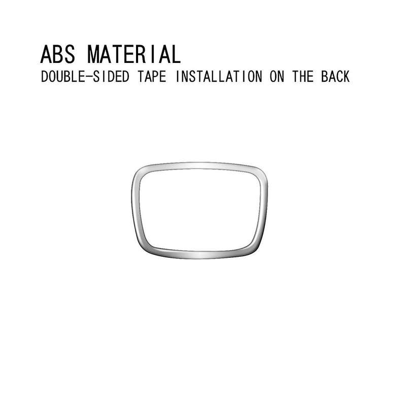 for Prius 60 Series 2020-2023 Silver Car Steering Wheel Ring Trim Interior Frame Cover Trim