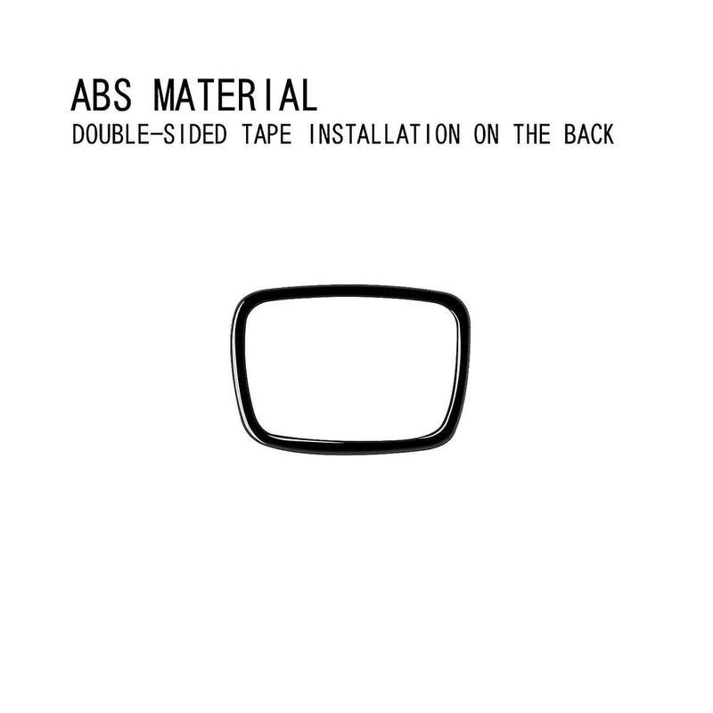 for Prius 60 Series 2020-2023 Glossy Black Car Steering Wheel Ring Trim Interior Frame Cover Trim