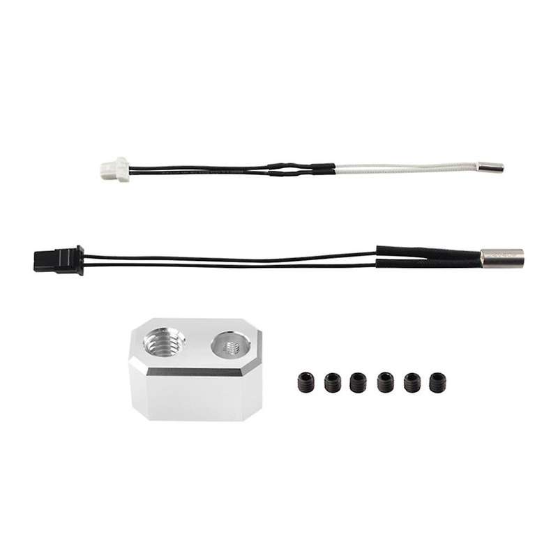 for Prusa I3 MK4 3D Printer Extruders Accessory 24V 40W Heater Thermometer Cable Heating Block Part