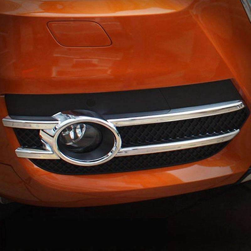 for  Q5 2009-2012 ABS Chrome Front Fog Light Lamp Grill Frame Panel Cover Bezel Auto Styling Garnis