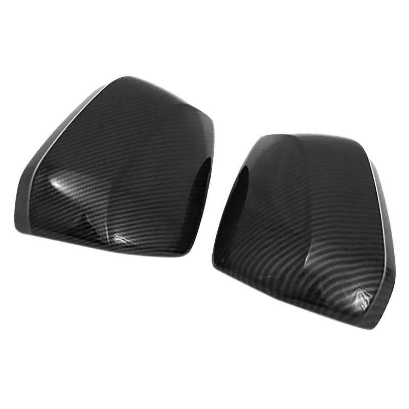 for  Q3 2019 2Pcs ABS Carbon Fiber Car Side Door Rearview Mirror Protect Frame Cover Trim Accessorie