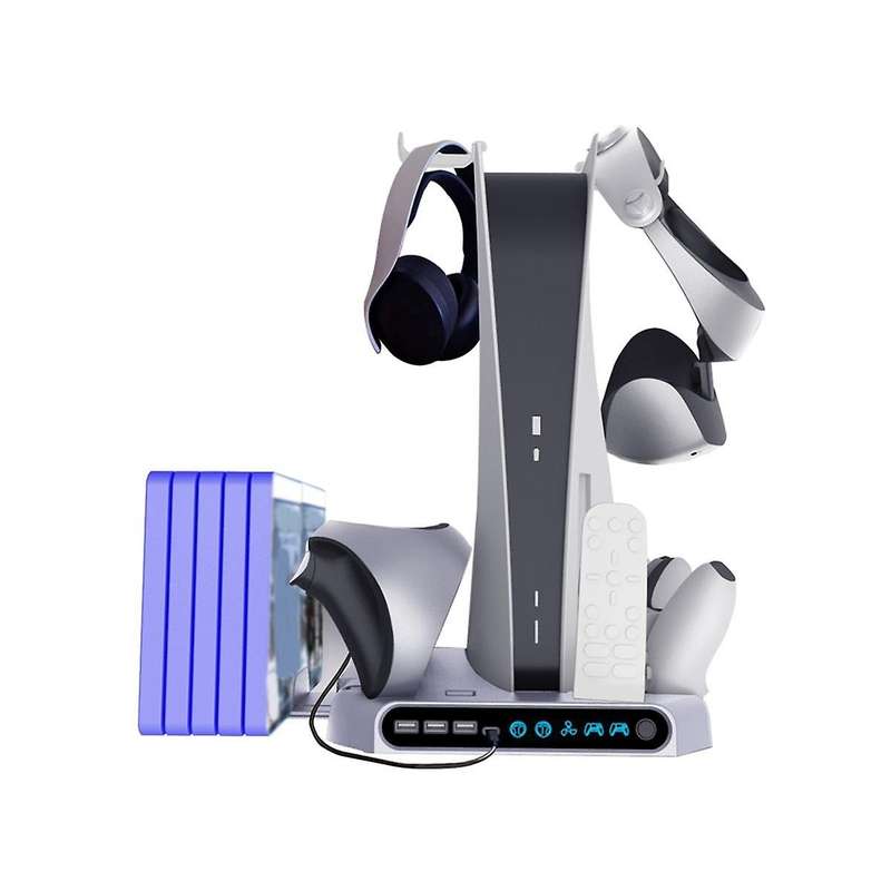 for Psvr2/ Handle Charge Host Multifunctional Cooling Base with Display Light Storage Headset