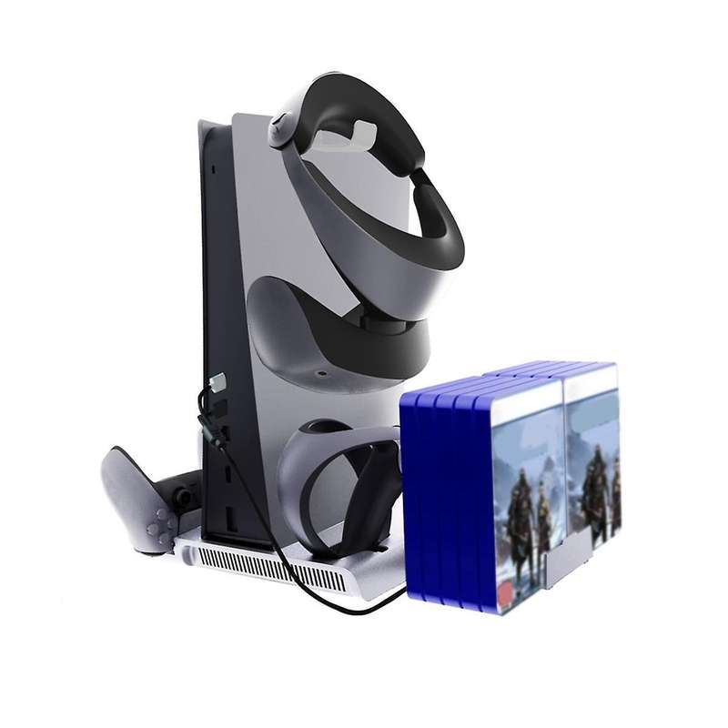 for Psvr2/ Handle Charge Host Multifunctional Cooling Base with Display Light Storage Headset
