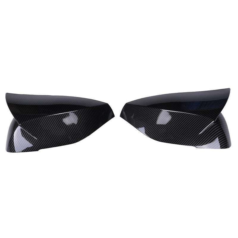 for Q50 Q60 Q70 Qx30 2014-2021 Carbon Fiber Color Rearview Mirror Cover Caps Side Door Mirror M Sty