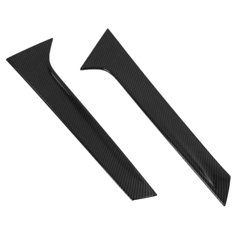 for  Q5 L Q5L 2018-2020 ABS Carbon Fiber Rear Window Spoiler Cover Trim Pillar Posts Molding Decorat
