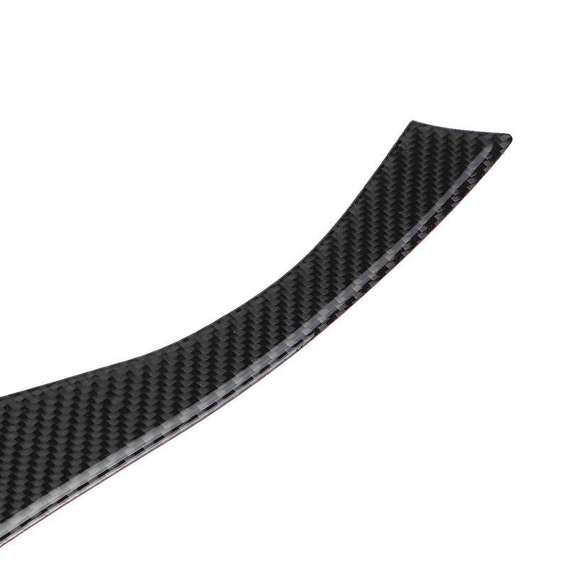 for Q50 2014-2019 Real Carbon Fiber Car Front Center Console Water Cup Holder Cover Trim