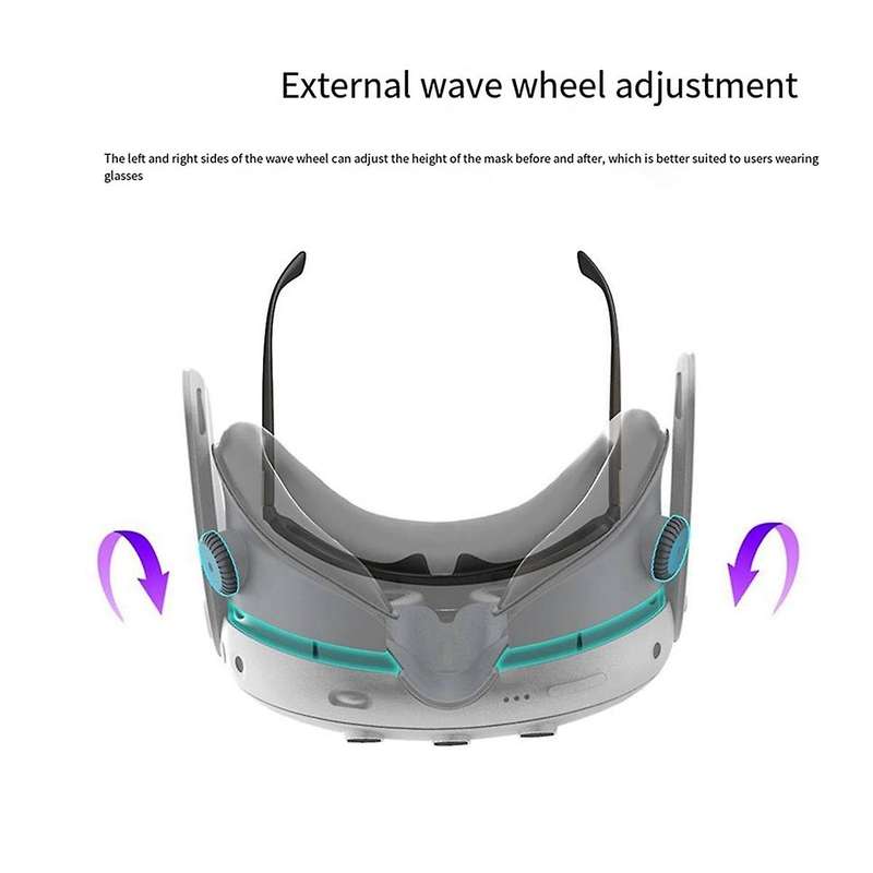for Quest 3 Heat Dissipation and Pressure Relief Mask X3 Air Circulation Fan Decompression Face Cove