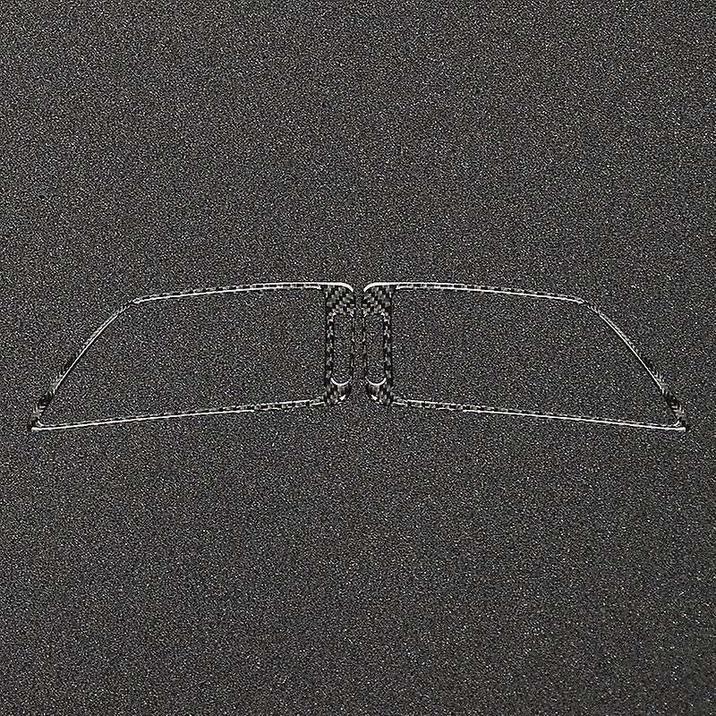 for Q50Q60 Carbon Fiber Left and Right Side Vent Frame Decoration Stickers Side Vent Grille Stickers