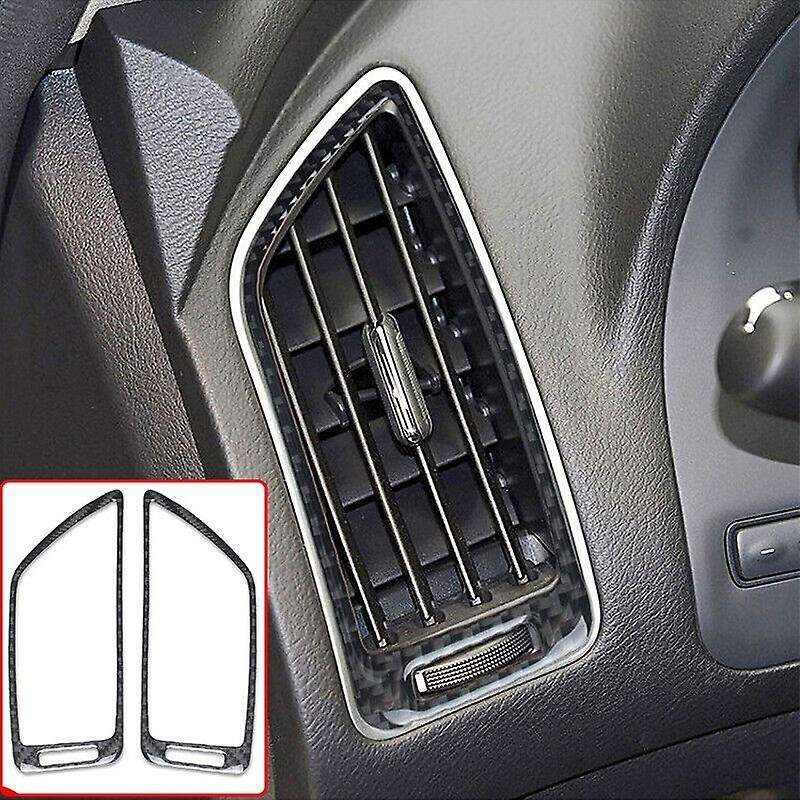 for Q50Q60 Carbon Fiber Left and Right Side Vent Frame Decoration Stickers Side Vent Grille Stickers