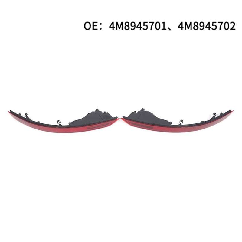 for Q8 RSQ8 SQ8 2019-2022 Car Right Rear Bumper Reflector Stop Brake Light Rear Tail Lamp 4M8945702